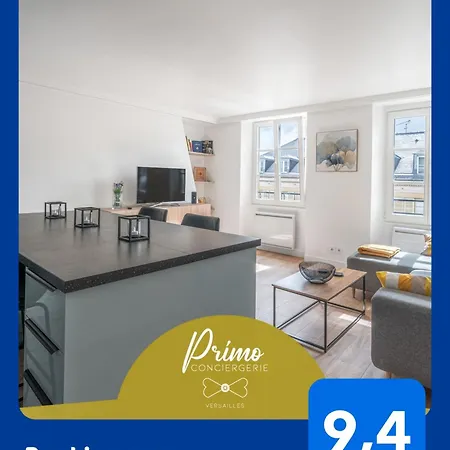 Apartment Le Soleil Classe 3 Etoiles Charme & Vue Chapelle Royale Versailles